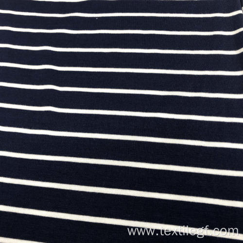Rayon Spandex Yarn Dyed Stripe Fabric
